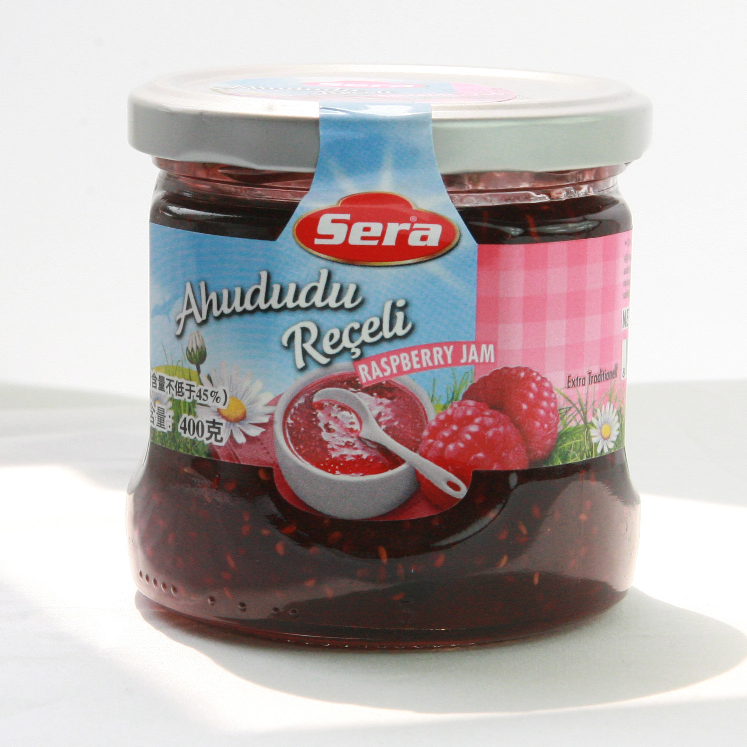土耳其进口食品休闲零食调味品 艾瑞斯魔法花园树莓果酱400g*12瓶